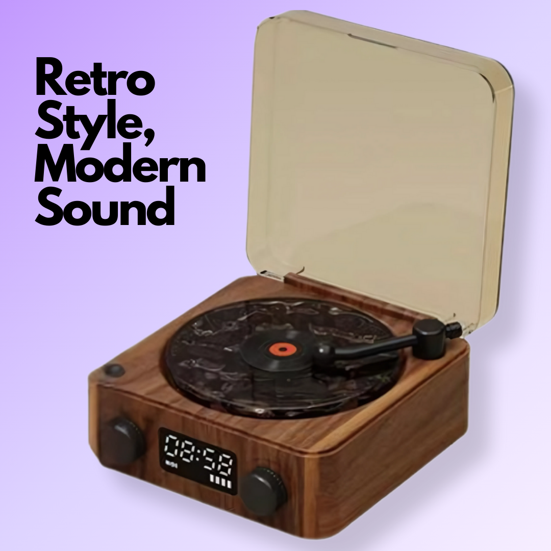 DreamWave: Vintage Vinyl Speaker